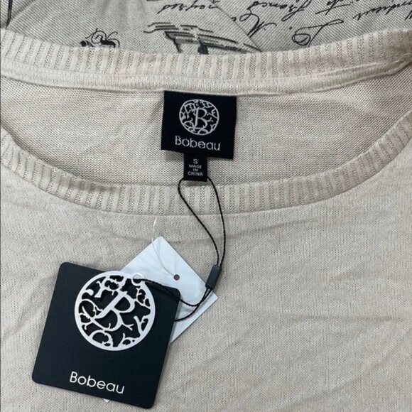 Bobeau Women's Scoop Neck Side Tie Sweater - Picture 3 of 8